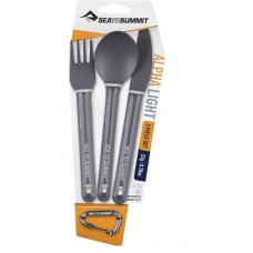 ALPHALIGHT 3PC CUTLERY SET ALPHALIGHT 3PC CUTLERY SET
